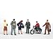Bachmann Trains City People with Motorcycle