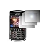 3 Pack of Premium Mirror Screen Protectors for Blackberry Bold 9650 [Access ....