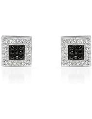 CLK Diamond 18K Two Tone Gold 6.4CTW Diamond Earring