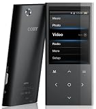 Coby 16 GB Video MP3 Player with 2.4-Inch Touchpad, FM Radio, Stereo Speakers, and Camera (Black)