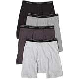 Hanes Classics Men's 4-Pack Multi-Color Boxer Brief Underwear