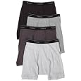Hanes Classics Men's 4-Pack Multi-Color Boxer Brief Underwear