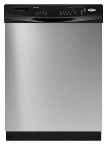 Whirlpool : DU1055XTVD 24 Full Console Dishwasher with 4 Wash Cycles Stainless Steel