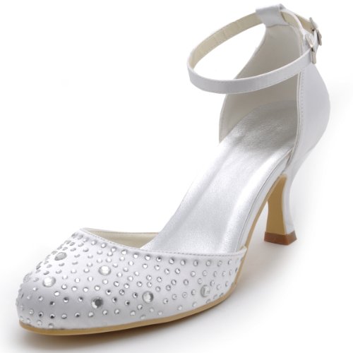 Chaussure mariage ivoire bout rond 1001Paris