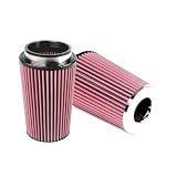 S&B Filters KF-1021 High Performance Replacement Filter (Cleanable, 8-ply Cotton)
