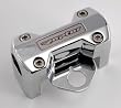 06-11 YAMAHA RAPTOR700: TRAIL TECH BAR CLAMP FOR OVERSIZE 1-1/8 HANDLEBARS WITH LOGO (1 1 / 8) (POLISHED)