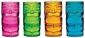 Tropical Party Time Tiki Tumbler 16 oz Set of 4