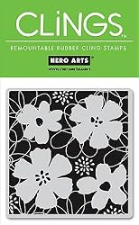Hero Arts CLINGS Rubber Stamp / Floral Garden