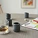 Teroforma Ekke Shotglasses, set of 4, Natural Soapstone