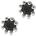 Sterling Silver Royal Crown Stud Earrings