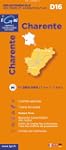 D16 Charente 1/200.000