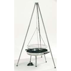 Landmann Edelstahl Schwenkgrill - bis 8 Personen - 50 cm Grillfl�che - h�henverstellbar