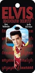 Elvis Blue Hawaii Kwikset KW House Key