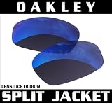 オークリー サングラス用 交換レンズ SPLIT JACKET：スプリットジャケット ICE IRIDIUM 43-288 並行輸入品 [ウェア＆シューズ] split