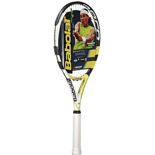 Babolat Tennisracket Aeropro Drive Junior besaitet, Unisex - kinder, gelb/weiß/schwarz