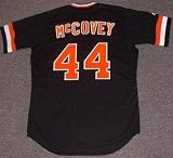 WILLIE McCovey San Francisco Giants 1978 Majestic Cooperstown Throwback Away Baseball Jersey, 2XL
