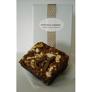 Embrace Sweets Toffee Almond Crunch Brownies 6 pack by Embrace Sweets Brownie Boutique Collection