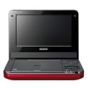 Sony DVP FX 730 Tragbarer DVD-Player (7" LC-Display, DivX-zertifiziert, 5 Stunden Laufzeit, 2x Kopfh&ouml;rerausg&auml;nge, USB-Anschluss) rot