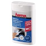 Produkt-Bild: Hama LCD-/TFT-Bildschirm-Reinigungst&uuml;cher, 100 St&uuml;ck in Spenderdose