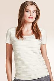 Per Una Scoop Neck Layered Front Top