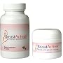 Breast Actives 1 KIT Breast Enhancement Kit by Breast Gain Plus 1 - 60 Tablet Bottle and 1 - 2 fl Oz Jar of Cream