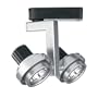 WAC Platinum Double Adjustable Track Head