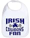 Irish Cowboys Fan the Country of Ireland Shamrock Lucky Football Baby Bib