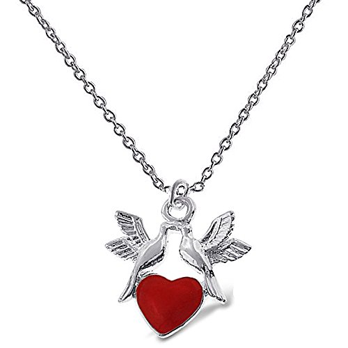 New Cz Infinity Necklace Pendant with 18 Inch Long Rolo Chain Included. Silver Plated