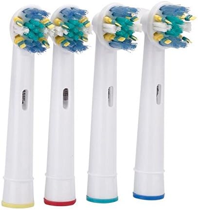Mbarter Replacement Brush Heads Compatible with Oral-B Electric Toothbrush - Model EB-25A Floss Action Works with all Oral B Brush Handles (except for Sonic models) (4)