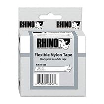 DYMO® Rhino Industrial Label Cartridges LABEL,1/2,FLEX,NYLON,WE 77190 (Pack of5)