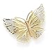 14k Tricolor Butterfly Pin