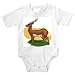 Onesie with lechwe, fauna, nature, environment, savannah, animal, kobus, red, leche