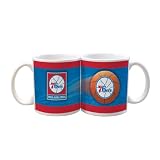 NBA Philadelphia 76Ers 2 Pack 11oz White SportsBall Mug