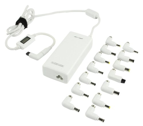 KOENIG 120W Slimline Notebook Netzteil LCD mit automatischer Spannungswahl weiss Display 1 Preisvergleich
