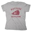 Saved By the Bell Bayside Cheerleading Junior's Gray T-Shirt Tee