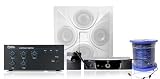 Classroom Sound System 35 Watt 3 Channel Mixer Amp, SD4 Ceiling Speaker, Wireless Mic, Wire.