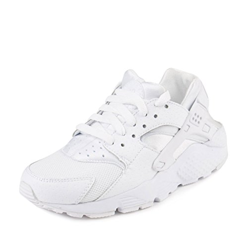 Nike Huarache Run GS(Whiteout) White/Pr Platinum