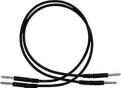 Mogami Gold Series 18" TT Patch Cables Black 18 Inch