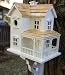 Home Bazaar Little Farmhouse Bird House, White HB-2042S