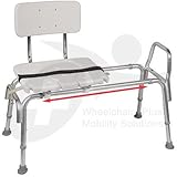 Eagle Snap-N-Save Sliding Transfer Bench with Cutout - 61311