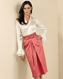 Silk button-down blouse