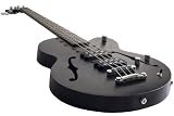 Normandy Guitars ATB - OB Archtop Bass Guitar ( Anodized, Obsidian ) - B0024FARHA