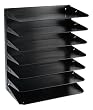 STEELMASTER 7-Tier Steel Legal Size Horizontal Organizer, 15 x 17.75 x 8.75 Inches, Black (2647HLBK)