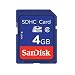 SanDisk Secure Digital High Capacity (SDHC) Speicherkarte 4GB (original Handelsverpackung)