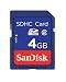SanDisk Secure Digital High Capacity (SDHC) Speicherkarte 4GB (original Handelsverpackung)