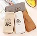 Outop 4 pcs Paris Memories Pastorable Canvas Pen Pencil Stationery Pouch Bag Case