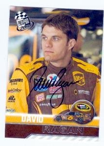 David Ragan autographed card (NASCAR Driver) 2010 Press Pass #30