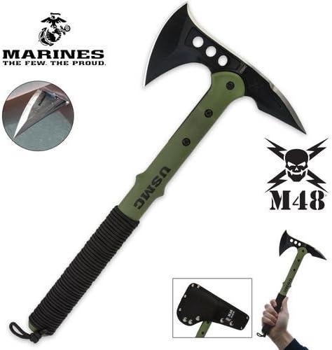 Officially Licensed USMC Tactical Tomahawk with Sheath