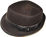 Penguin Original Penguin by Munsingwear Delroy Classic Diamond Top Brown Vintage Fedora Hat