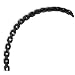Black Plated Stainless Steel Necklace - 20 Inches